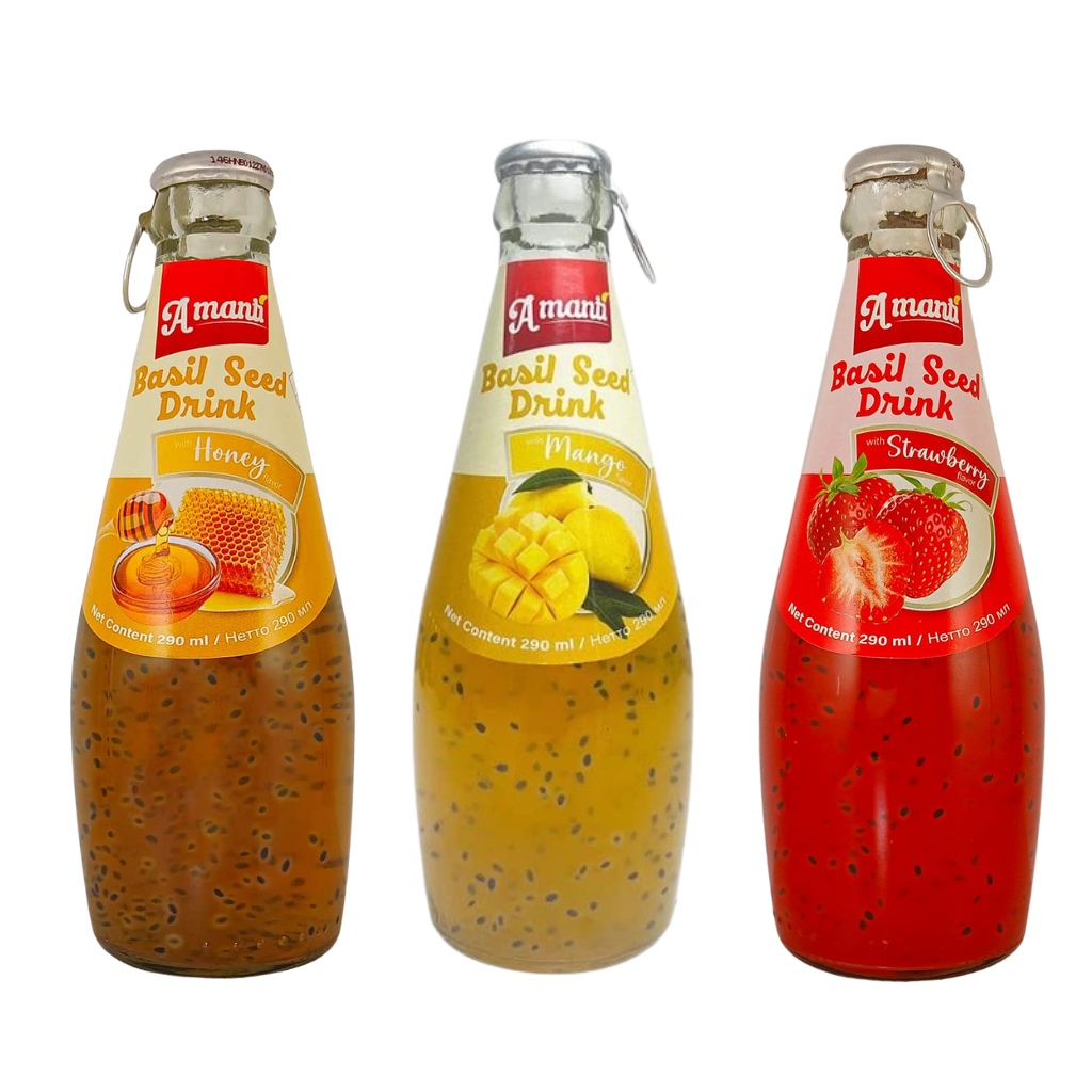 alt_img_Напій з насінням базиліку Amanti в асорт